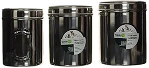 Iconic Pet Different Sizes of Canister with See Through Lids (Set of 3)