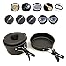 Produktbild Camping Topf Picknick Kochgeschirr Outdoor Camping Kochen Set für 1-2 Personen