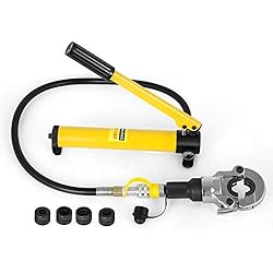 SucceBuy Pince Hydraulique Manuel Coffret de Outil à Main de Sertissage Presse à Sertir Hydraulique (TH16-32)