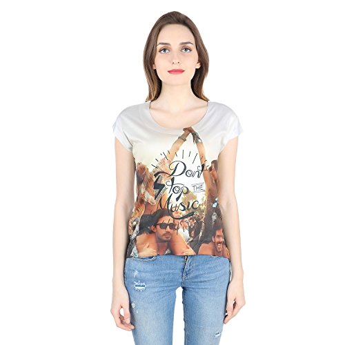 STRAK Womens Cream Comfortable Cotton Printed Designer Top RS.245 (75.00% Off) - Amazon
