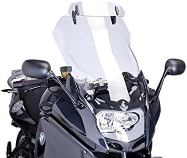 Puig Screen 6320W1274 Adjustable visor Clip-on for (250X100mm) KAWASAKIGTR 1400 (ZGT 40C) 2009 transparent Kit