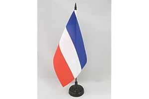 Drapeau de table République Fédérale de Yougoslavie 21x14cm - PETIT Drapeaux DE BUREAU yougoslave 14 x 21 cm - AZ FLAG