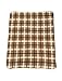 Price comparison product image Tartan Check Polar Fleece, Throw Blanket, Suitable for Chair or Bed, Machine Washable, 127cm x 152cm, Brown