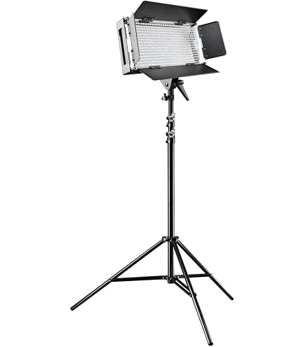 Walimex pro Niova Plus Daylight, Faretto LED per fotografia, luce video 350 W dimmerabile, con riflettore Bowens e diffusore, con tecnologia COB-LED, per studio fotografico