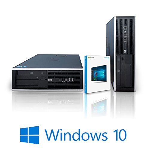 Refurbished Office PC mit 3 Jahren Garantie optional mit Win10 | HP Compaq Elite 8000 SFF Desktop PC | Intel Core 2 Duo 2.93/3.00Ghz | DDR3 1333MHz RAM | 250 GB HDD 7200 rpm | DVD ROM | Stabiles Metallgehäuse | Small Form Factor / Thin Client | 10x USB 2.0 | LAN (8GB DDR3 RAM | 2.93Ghz E7500 | Windows 10 Home)