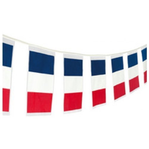 Preisvergleich Produktbild SUSY CARD 11138047 Wimpelkette Frankreich, aus Kunststofffolie