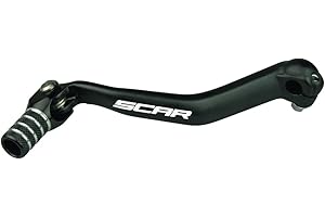 SCAR Sélecteur de vitesse anodisé Compatible avec Yamaha YZ YZX 125 250 YZ125 YZ250 05-25 Fantic XX XE 125 250 22-25 - Noir