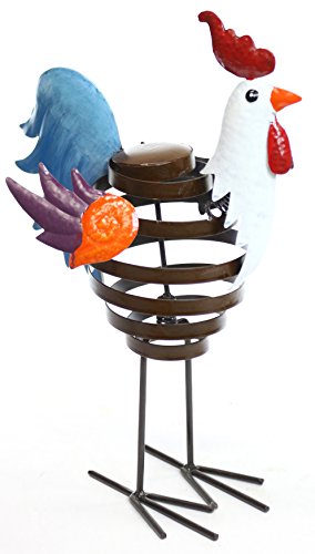 Preisvergleich Produktbild Alpine Corporation Metall Swirl Rooster Decor