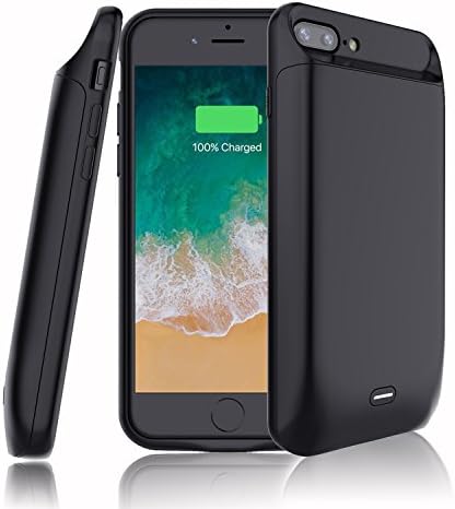 GagaKing Battery Case for iPhone 6/6S/7 Plus 7200mAh, Rechargeable External Battery Portable Power Charger Protective Charging Case (iPhone 6/6S/7 Plus)