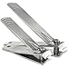 Nail Clippers Set of 2 Stainless Steel for Both Male and Female Including a Bonus Storage Wallet and Nail Block by Bodest - Wide Opening and Sharp Blades For Fingernails & Toenails. RS.3199.00