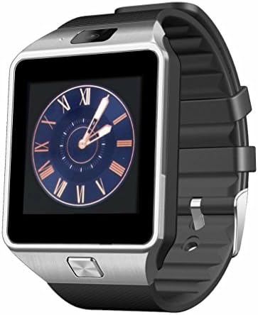 INDI DZ09 Smart Watch Bluetooth Smartwatch with Camera SIM Slot TF Card Smart Watches for Android for Men Phones Samsung LG Sony HTC Google Pixel Phone (Silver)
