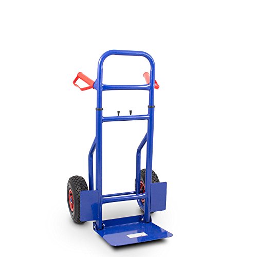 BITUXX® Sackkarre klappbar 200kg mit Luftbereifung Transportkarre Stapelkarre Handkarre Teleskopkarre Verstellbar - 3