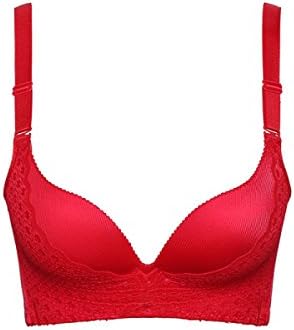 KUWOMINI. Ladies Comfortable With No Trace To Gather Thin Cups Adjustable Bra,E-90B