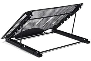 DIYARTS Support de Boîte à Lumière A4 Taille Support Pliable pour Peinture de Diamant Pad de Lumière LED Boîte à Lumière Conseil Portable Réglable Broderie Point de Croix Accessoires (Black)