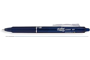 PILOT BLRT-FR7-BB Frixion Ball Clicker Stylo roller Bleu/noir 0,4 mm