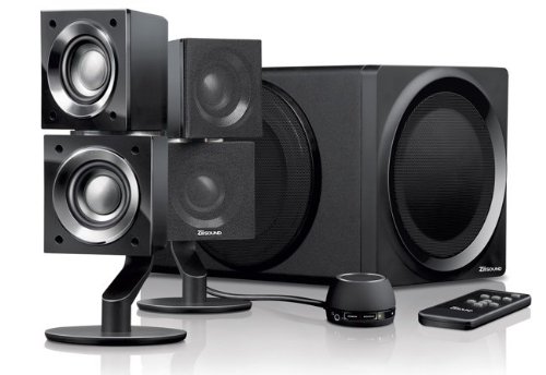 Preisvergleich Produktbild Creative ZiiSound T6 2.1 Wireless Bluetooth Lautsprechersystem schwarz