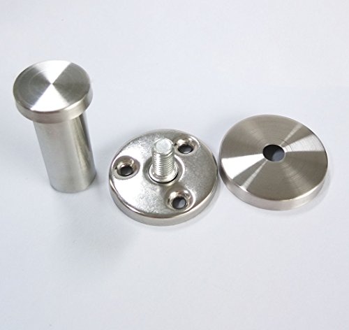 NewCY Edelstahl Wandmontage Robe Haken Neue stilvolle 304, gebürstet Finish, Bad Toilette Schränke Mantel Handtuch Robe Hook 2 Stück [1.75inch/4.5cm] - 5