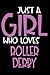 Produktbild Just A Girl Who Loves Roller skating: Personalized Hobbie Journal for Women / Girls Custom Journal Notebook, Personalized Gift | Perfect for School, ... Writing, Travel Journal or Dream Journal