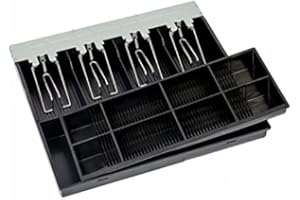 Organisateur d'argent pour les Compartiments à Billets du Tiroir-Caisse, 31x30x5.5, Ajustement de la Largeur des Partitions, HDWR HD-WS35