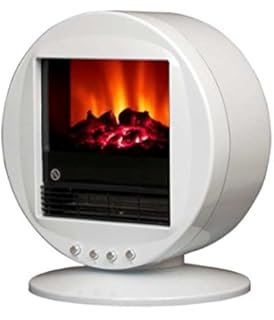 cheminee electrique decorative firebowl noire