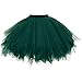 Produktbild DresseverBrand Damen Petticoat 50er Rockabilly Jahre Retro Tutu Ballet Tüllrock Cosplay Crinoline Dunkelgrün XX-Large
