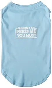 Mirage Pet Products Hungry I am Screen Print Shirt Baby Blue XXL (18)