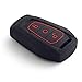 Keyzone Silicone Key Cover Fit For Mahindra KUV100 remote Key (Black) (1) RS.349.00