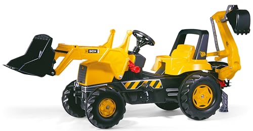 Rolly JCB Tractor with Frontloader and Rear Excavator by
