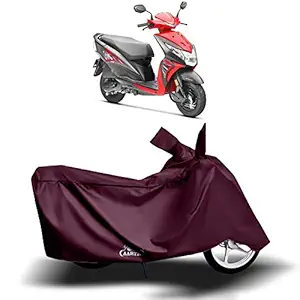 Cover Lab - Honda Dio New BS6 Water Resistant - Dust Proof - Full Bike Scooty Two Wheeler Body Cover for Honda Dio (Maroon)