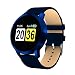 Produktbild Outdoor-Smartwatch Q8A 0,95 Zoll OLED-Bildschirm Lederband Bluetooth Smart Watch, IP67 wasserdicht, unterstützt Remote-Kamera/Pulsmesser/Blutdruckmonitor/Blutsauerstoffmonitor, kompatibel mit An