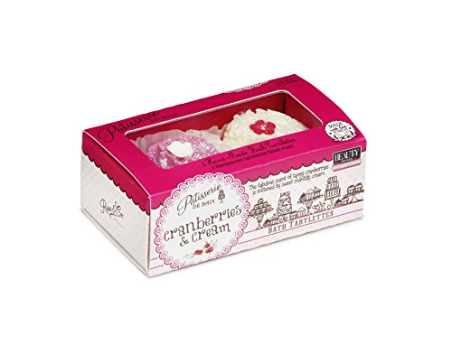 Rose & Co Patisserie de Bain Cranberries and Cream Tartlette  - Pack of 2