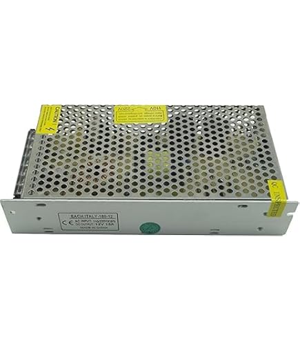 Alimentatori | alimentatore slim metallico stabilizzato 150w per uso interno dc12v 12.5a 2