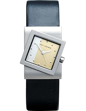 Uhr - Analog Quarz - Titan Leder - Turn - schwarz