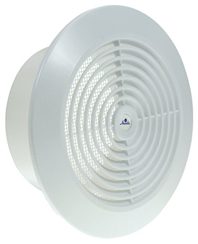 Abschlussgitter mit Insektenschutz Ø 100 125 150 mm Lüftungsgitter (Ø 150)