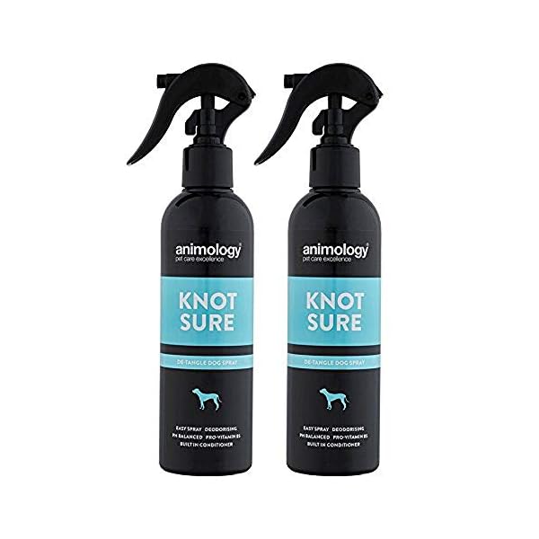 Animology Knot Sure DeTangle Spray, 250 ml, Pack of 2 Dog