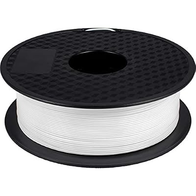 Geeetech PLA Filament 1.75mm New Blanc, GEEETECH Imprimante 3D Filament PLA 1kg Spool