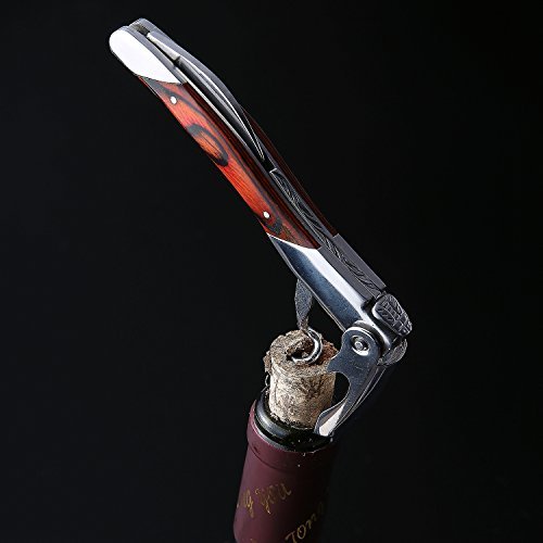 FlyingColors Laguiole Professionelle Korkenzieher. Palisander Griff, Holz-Geschenkbox - 4