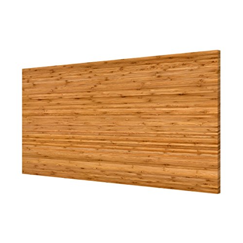 Magnettafel Bambus Memoboard Design Quer Metall Magnet Pinnwand Motiv Wand Stahl Küche Büro, Größe HxB: 37cm x 78cm - 3