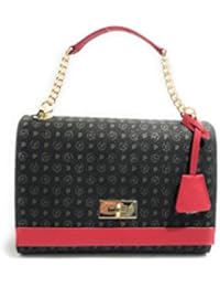 Pollini - Bolso al hombro para mujer NERO/ ROSSO Promedio