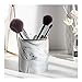 Produktbild HU Nordic Make-up Pinsel Aufbewahrungsröhre Marmor Aufbewahrungsbox Essstäbchen Fass Stift Keramik 8,5x10cm (Color : Gray)