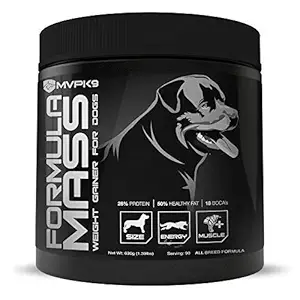 MVP K9 Supplements Formula Mass Weight Gainer for Dogs (90 Servings)