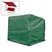 Produktbild ECD Germany Schutzhülle Hollywoodschaukel Gartenschaukel 150 x 215 x 150 cm Grün wasserdicht Gartenmöbel Abdeckhaube Abdeckung aus Atmungsaktives Polyäthylengewebe mit Reißverschluss