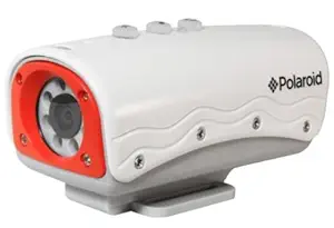 Polaroid XS20 HD 720p 5MP Waterproof Sports Action Camera with 8 LEDs, Mounting Kit Included