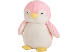 PELUCHILANDIA Pingüino Peluche Bebé Tacto Extra Suave, Peluches para Niños Bebés y Recién Nacidos, Regalo Bebe Pingüinos de Peluche Blanditos 25 cm