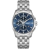 Cristal:: Zafiro Irrayable Reloj Hamilton Jazzmaster Auto Chrono Azul Brazalete Acero H32586141