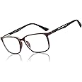 ZENOTTIC Blue Light Blocking Glasses, Reading Glasses for Men Square Frame Anti-Glare Sport Computer Glasses