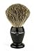 Edwin Jagger Best Badger Shaving Brush - Medium, Imitation Ebony