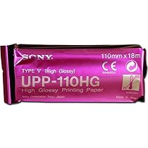 Carta Termica Sony UPP-110S &ndash; Scatola Da 10 Rotoli Con Codice GS1-128