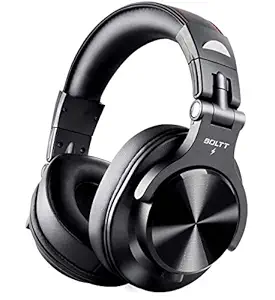 Fire-Boltt Blast 1400 Over -Ear Bluetooth Wireless Headphones with 25H Playtime, Thumping Bass, Lightweight Foldable Compact Design with Google/Siri Voice Assistance