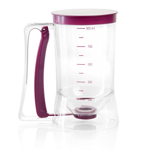 Wenco 541794 Teigportionierer, Kunststoff, transparent / lila, 18 x 11.5 x 17 cm